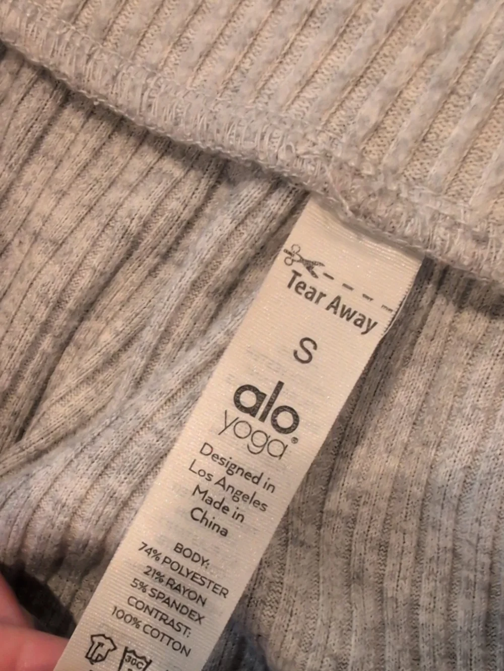 Alo Muse Sweatpant Jogger Athletic Heather Gray
